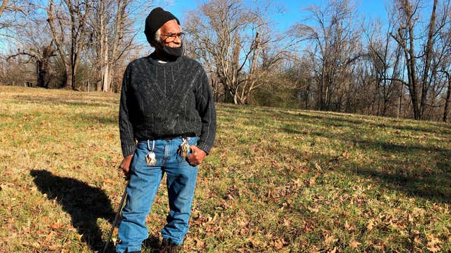 Clyde Robinson, 80, was one of the landowners fighting two companies trying to build a pipeline through his acre-sized parcel of land in Memphis, Tenn. 
