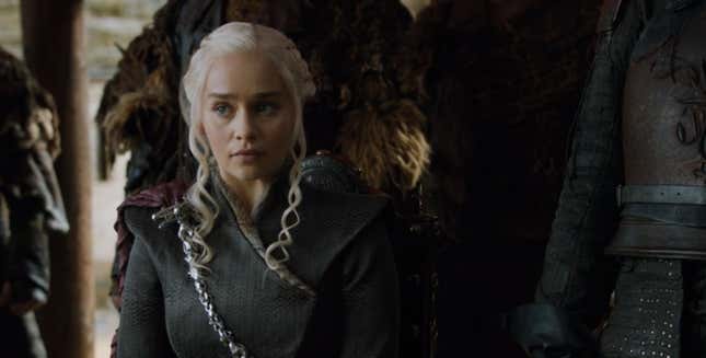 Image for article titled A comprehensive guide to all the side-eye and knowing glances in the “Game of Thrones” finale