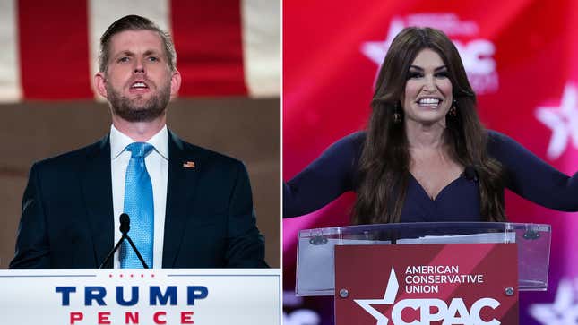 Image for article titled Eric Trump Denies That His Family Hates Don Jr.&#39;s Weird GF, Kimberly Guilfoyle