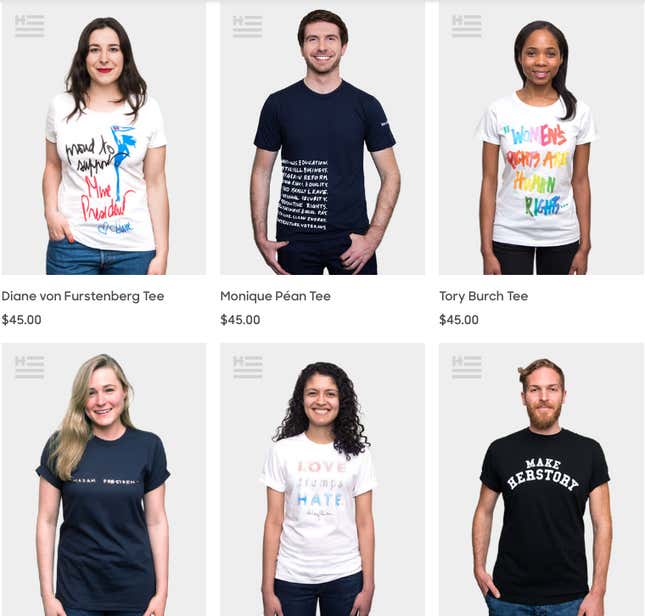 Image for article titled Hillary Clinton’s superstar roster of US designers is making campaign swag great again