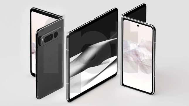 A render of the Pixel Fold