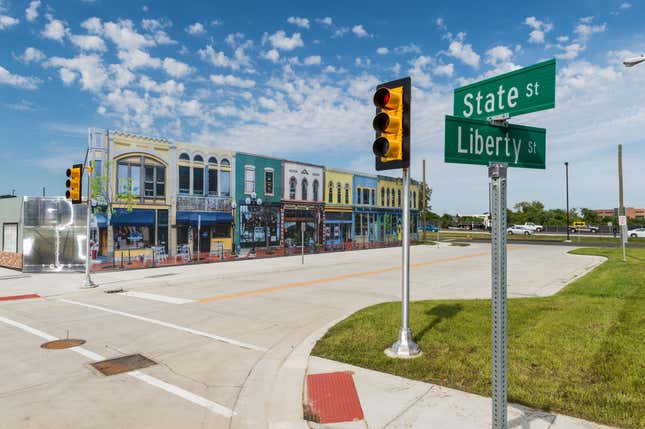 Intersection at Mcity
