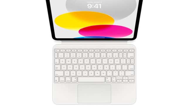 Image for article titled This Apple Magic Keyboard Folio for iPad (10th Gen) Is $107 Right Now