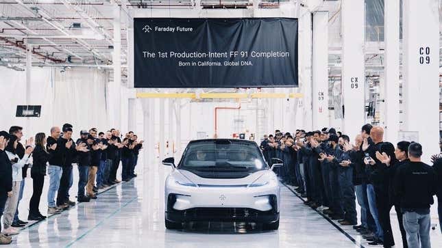 Image for article titled The Faraday Future FF 91 Is Apparently Going To Actually Happen