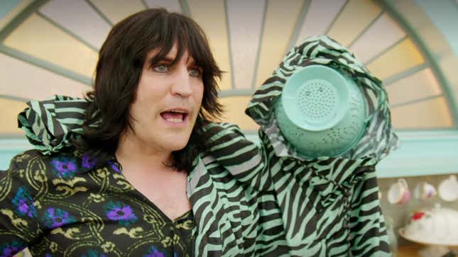 Noel Fielding being silly on The Great British Baking Show