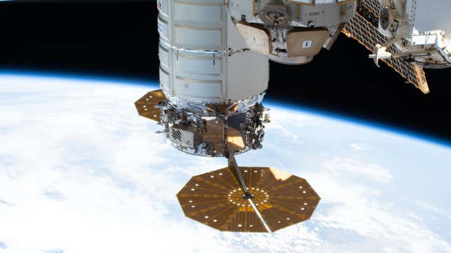 La nave de carga Cygnus de Northrop Grumman.
