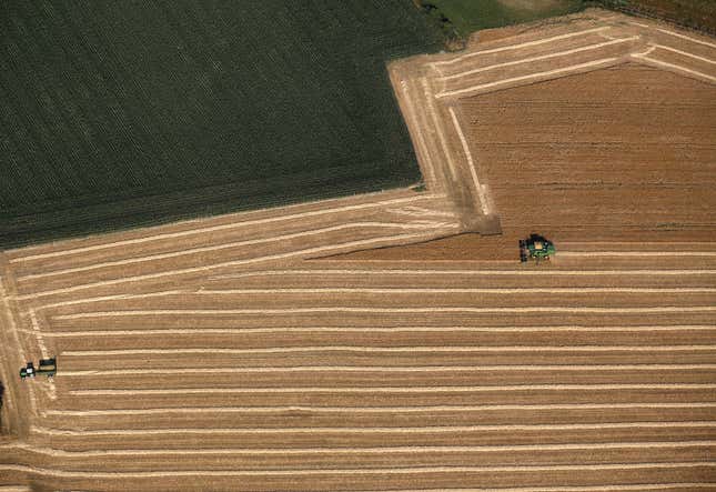 Image for article titled Aerial photos reveal the hypnotic geometry of farming