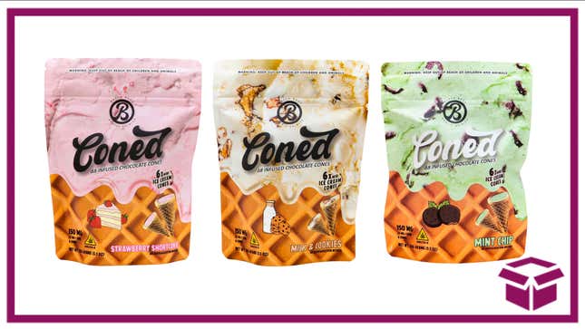 Buy one get one bag of Coned edibles and save on these Delta-8 THC snacks. 