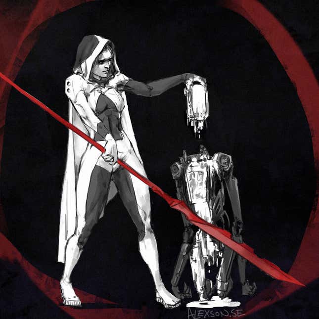 Image for article titled Some Of My Favorite Images From ArtStation's AI Protests