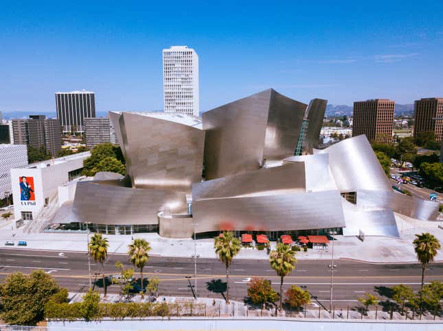 Disney Hall was completed in 2003.