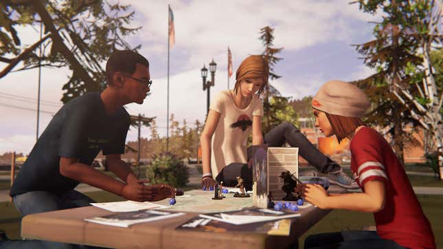 Characters in Life is Strange: Before the Storm play a roleplaying game.