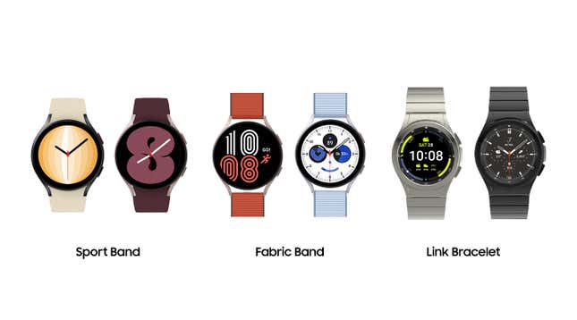 A photo of the watch bands