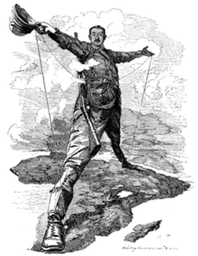 Imperialist Cecil Rhodes planned a railway and telegraph line to connect Africa.