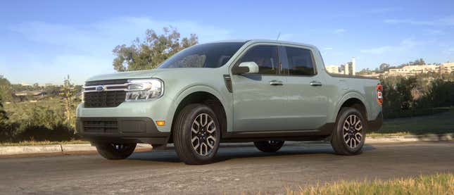 Cactus Gray is the closest the Maverick gets to green. Come on Ford, you can do better.