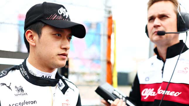 Image for article titled Alfa Romeo Retains Zhou Guanyu for the 2023 F1 Season