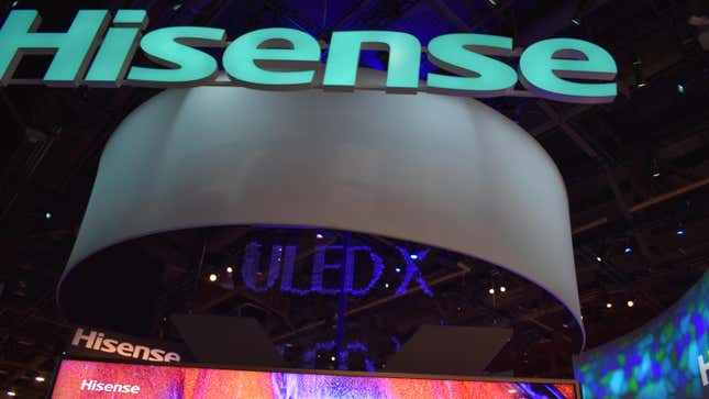 Hisense booth at CES 2023