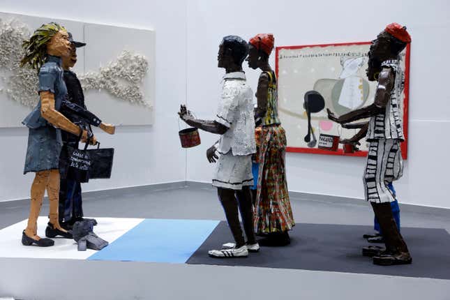Siriki Ky’s L’Afrique face à son destin (Africa facing its destiny)