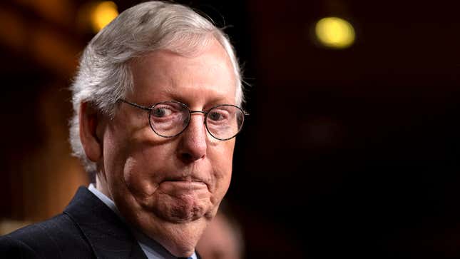 Image for article titled Mitch McConnell Bankrupted By 3-Day Stay In Hospital