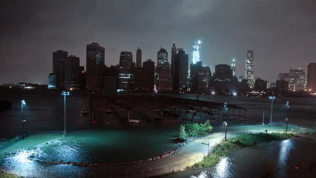Lower Manhattan goes dark