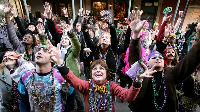 Image for article titled Weirdest Things People Do To Celebrate Mardi Gras