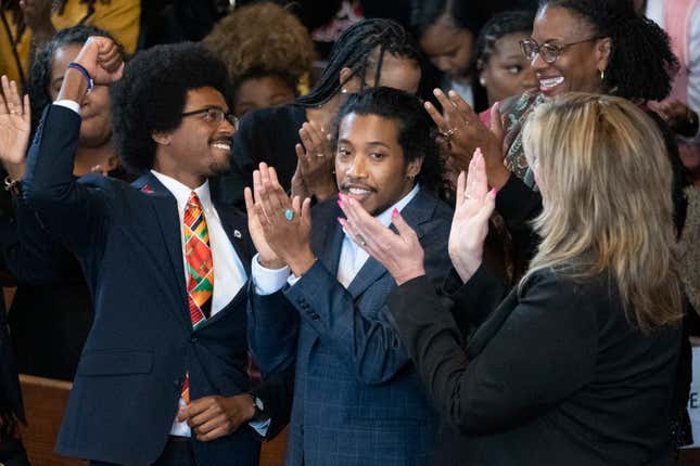 Two young Black Tennessee state legislator Justin Pearson and Justin Jones — now widely known simply as “the Justins” — were expelled by the overwhelmingly white, Republican-controlled state Legislature and then reinstated by local officials days later. 