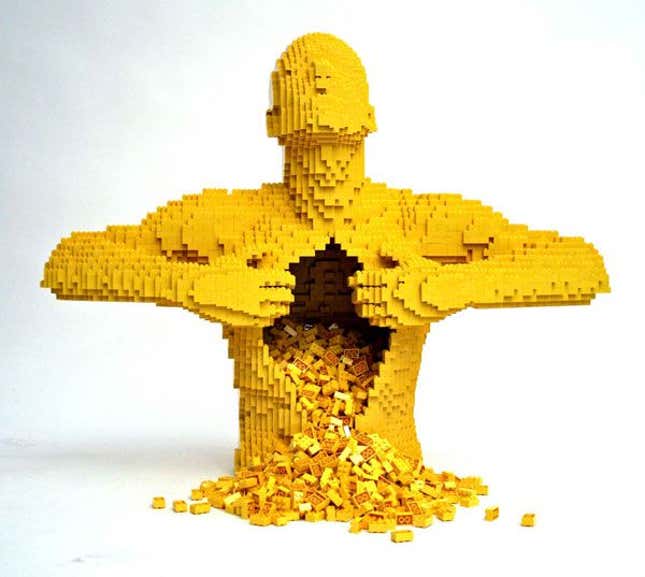 Nathan Sawaya yellow