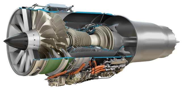 GE Affinity jet engine.