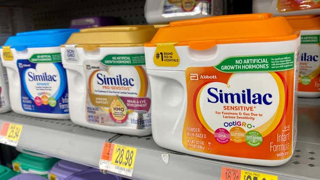 Image for article titled Don&#39;t Use These Recalled Infant Formulas, FDA Says
