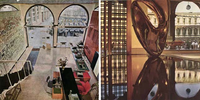 Olivetti’s store in Venice, designed by Carlo Scarpa.