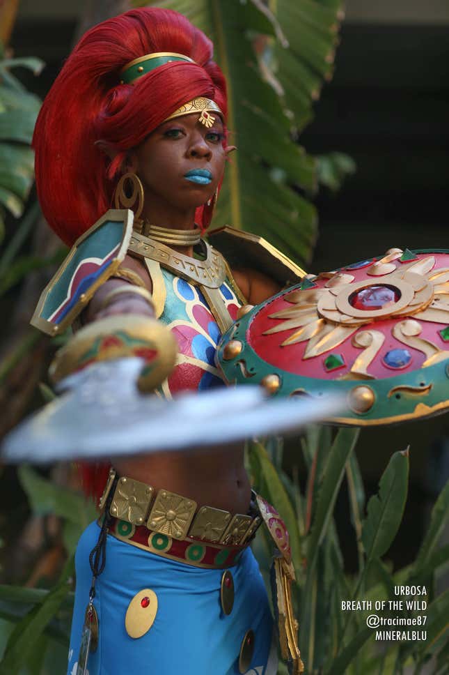 Urbosa from Breath of the Wild cosplay.