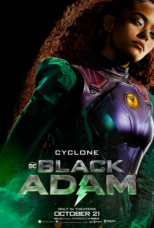Image for article titled Black Adam&#39;s New Posters Show the Other Heroes Shifting the Balance in the DC Universe