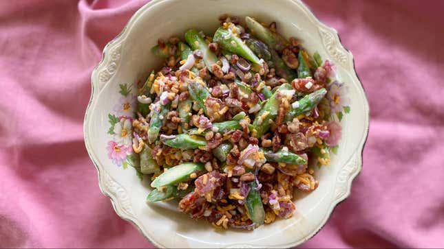 Image for article titled You Should Make Broccoli Salad, but With Asparagus