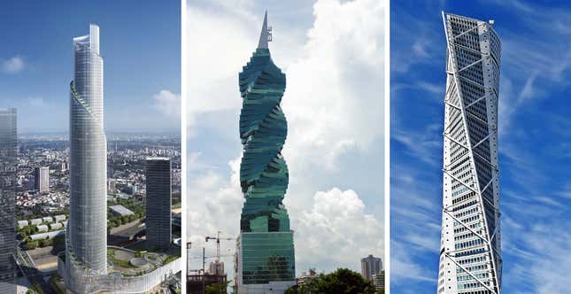 Tel Aviv’s Azrieli Spiral Tower; Panama City’s F&F Tower; Malmo’s “Turning Torso”