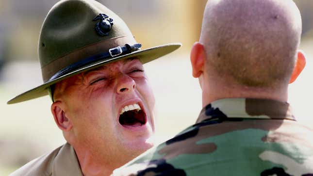 Image for article titled Drill Sergeant Struggling To Communicate That New Recruits Are, In Fact, The Worst He’s Ever Seen