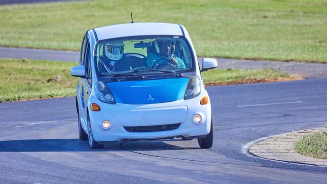 Image for article titled My Mitsubishi i-MiEV Is a Secret Track Weapon