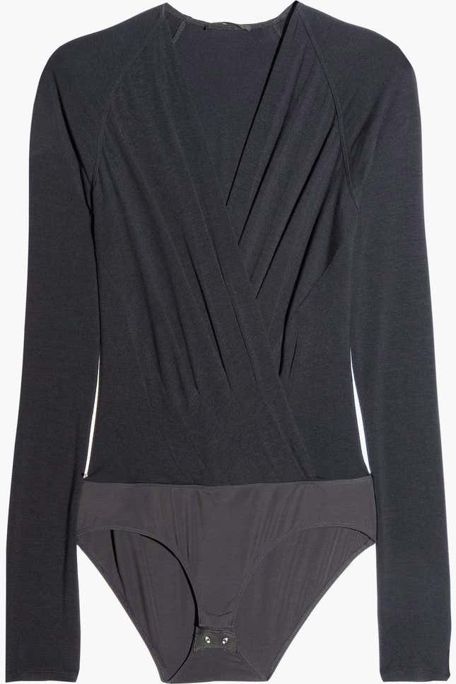A Donna Karan bodysuit.