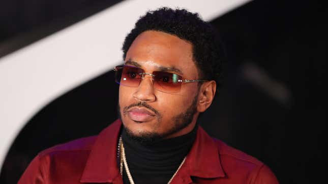 Trey Songz attends his virtual Special Valentine’s Day Concert on February 7, 2021 in Los Angeles, California.
