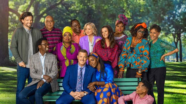 The main cast of Bob Hearts Abishola, plus 11 other people