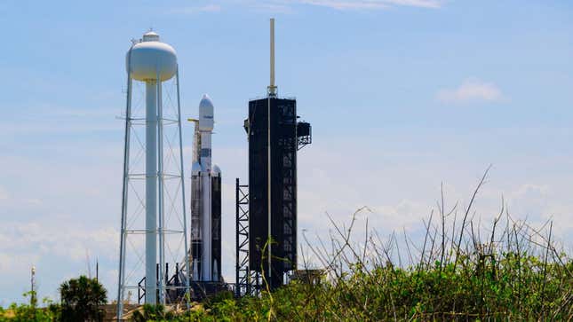 Falcon Heavy on the Kennedy Launch Pad, April 27, 2023.
