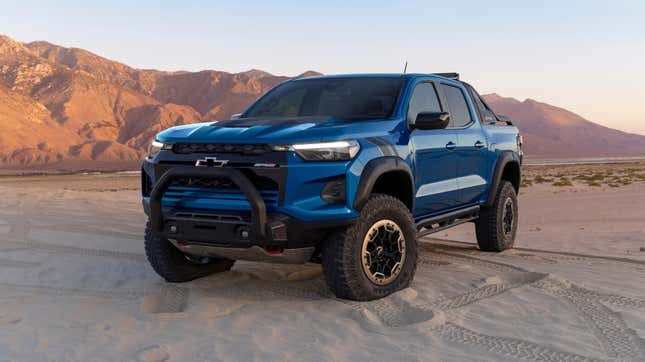 The 2023 Chevrolet Colorado ZR2 sporting the special-edition Desert Boss package.