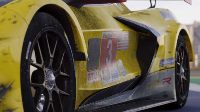 A Forza Motorsport car looks impressively grimy in the game's latest trailer. 