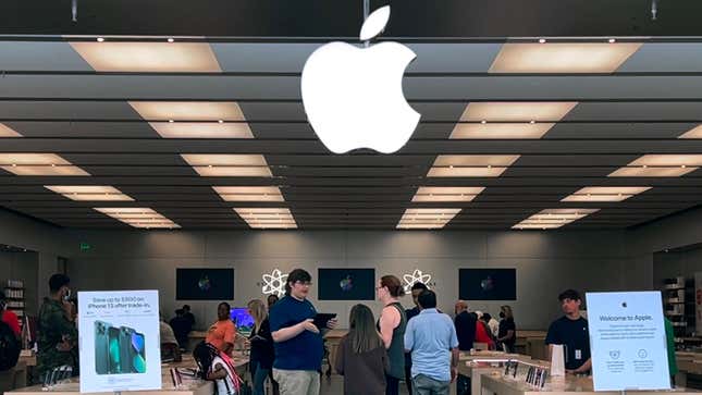 Photo of Apple retail store