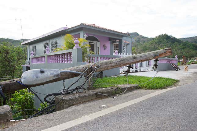 puerto rico electric infrastructure after hurricane maria