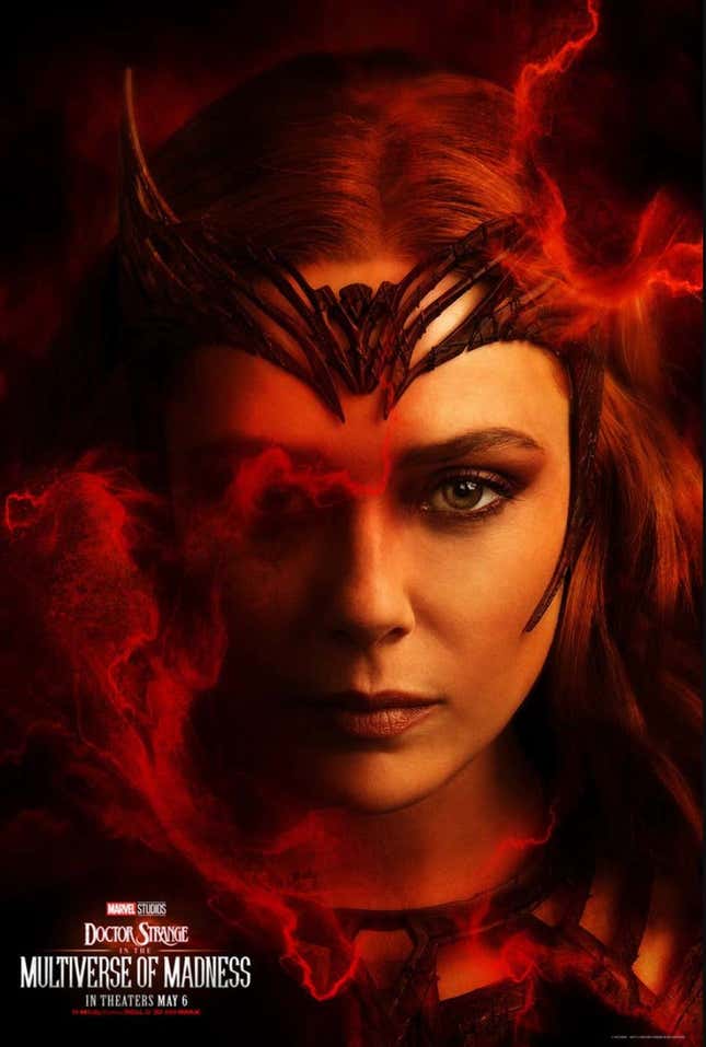 Elizabeth Olsen como Scarlet Witch.