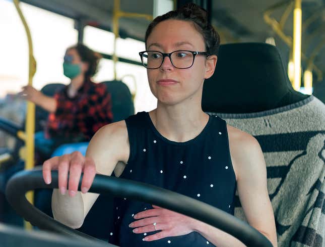Image for article titled Bus Driver Gives Up Seat To Pregnant Woman