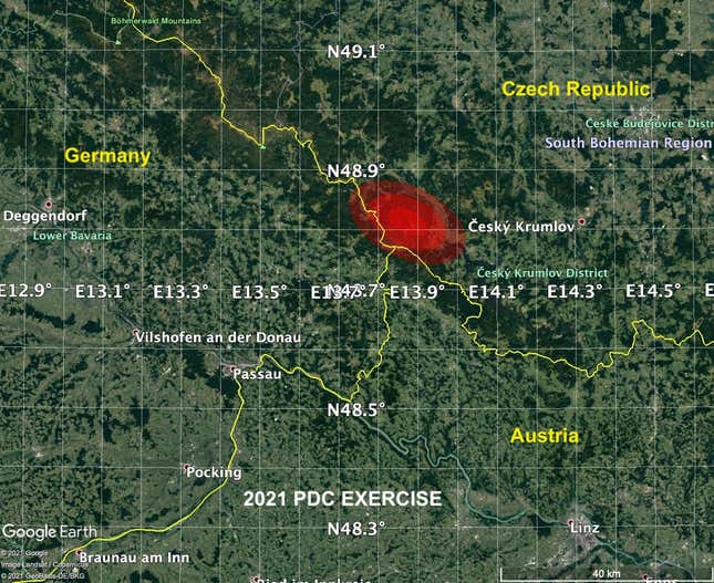 2021 Asteroid Impact Simulation Ends In Disaster