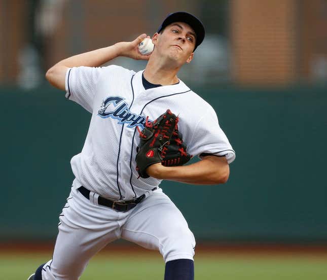 Yokohama starter Trevor Bauer (file photo) won his first game in 22 months on Wednesday and has achieved celebrity status in Japan. (Columbus Dispatch photo by Fred Squillante)

Clippers 8 2 Fs 03