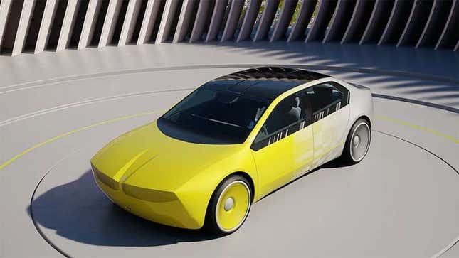 El nuevo prototipo de BMW es un auto que puede cambiar de color y "hablar" con el usuario.