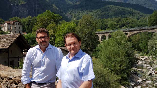 Rob Piconi (left) and Andrea Pedretti.