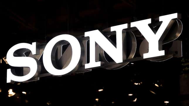 A giant Sony sign.